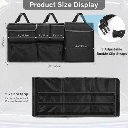 Car Trunk Storage Organizer for Jeep Wrangler JL JK Compass Grand Cherokee